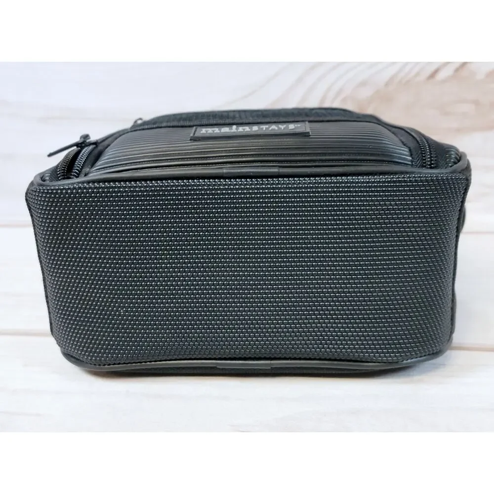 Mainstays Durable Essential Black Nylon Camera Bag w/ Functional Compartments